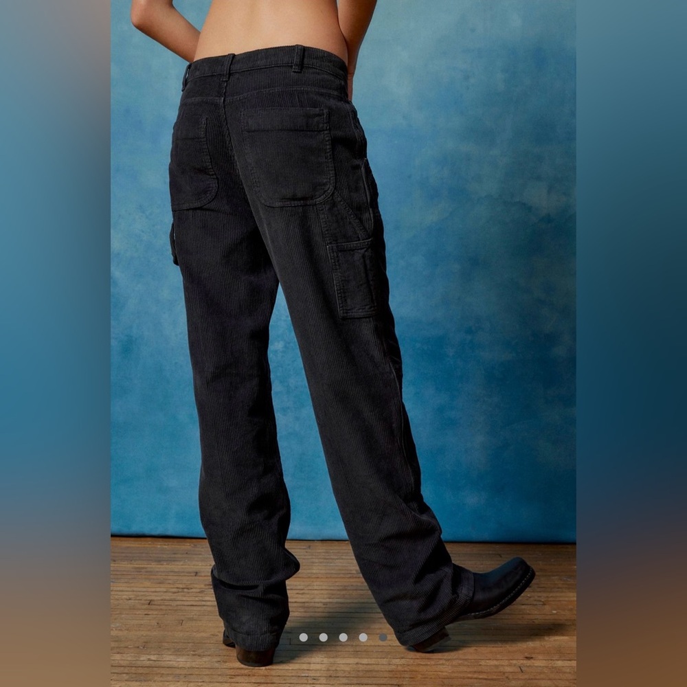 NWT BDG Black Corduroy Carpenter Pants - Picture 5 of 7